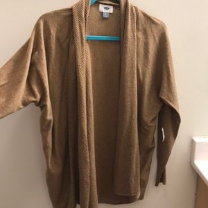 Old Navy tan cardigan